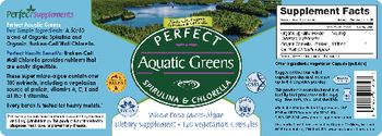 Perfect Supplements Perfect Aquatic Greens - supplement