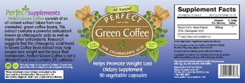 Perfect Supplements Perfect Green Coffee - supplement
