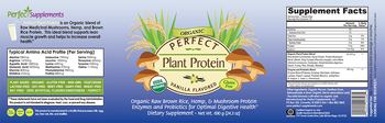 Perfect Supplements Perfect Plant Protein Vanilla Flavored - supplement