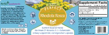 Perfect Supplements Perfect Rhodiola Rosea - supplement