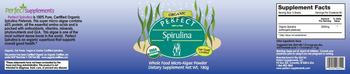 Perfect Supplements Perfect Spirulina - supplement