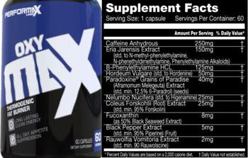 Performax Labs Oxy Max - supplement