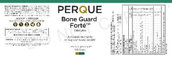 Perque Bone Guard Forte Tabsules - supplement