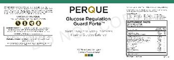 Perque Glucose Regulation Guard Forte - supplement