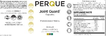 Perque Joint Guard Capsules - supplement