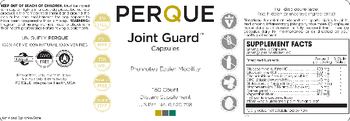 Perque Joint Guard Capsules - supplement