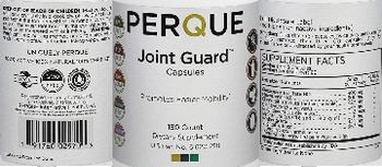 Perque Joint Guard Capsules - supplement