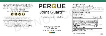 Perque Joint Guard - supplement