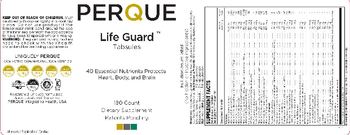 Perque Life Guard Tabsules - supplement