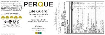 Perque Life Guard Tabsules Without PABA Or Folicin - supplement