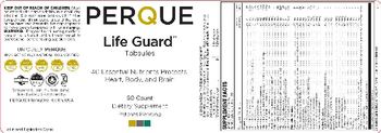 Perque Life Guard Tabsules - supplement