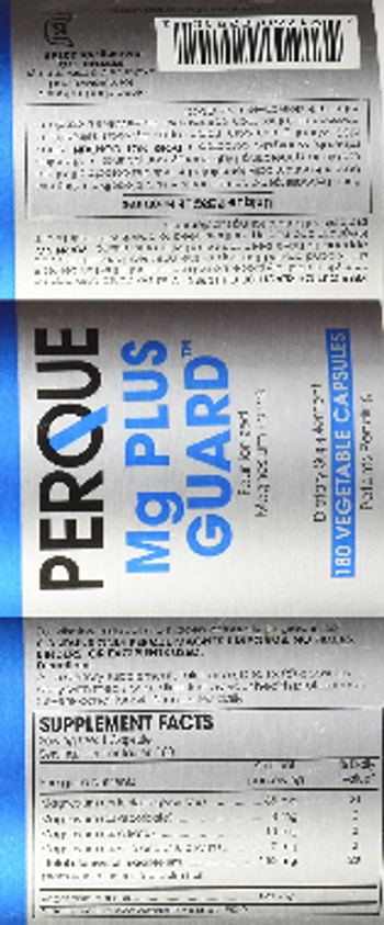 Perque Mg Plus Guard - supplement