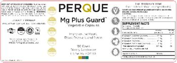 Perque Mg Plus Guard - supplement