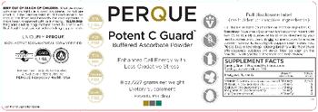 Perque Potent C Guard Buffered Ascorbate Powder - supplement