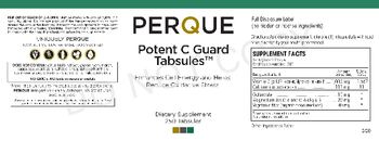 Perque Potent C Guard Tabsules - supplement