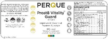Perque Prost8 Vitality Guard Softgels - supplement
