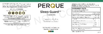 Perque Sleep Guard Capsules - supplement