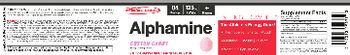 PEScience Alphamine Cotton Candy - supplement