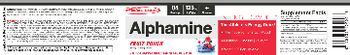 PEScience Alphamine Fruit Punch - supplement