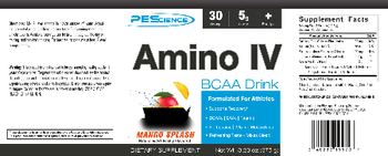 PEScience Amino IV Mango Splash - supplement