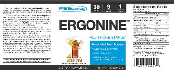 PEScience Ergonine Ice Tea - supplement