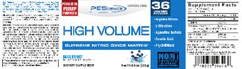 PEScience High Volume Blue Frost - supplement