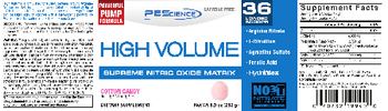 PEScience High Volume Cotton Candy - supplement