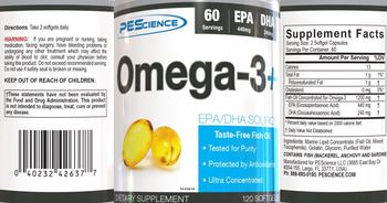 PEScience Omega-3+ - supplement