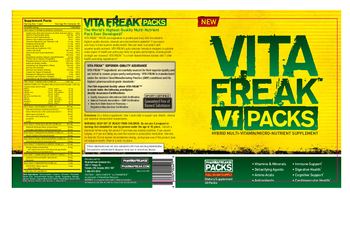 PharmaFreak Vita Freak Vf Packs - hybrid multivitaminmicronutrient supplement