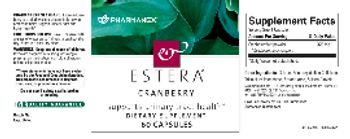 Pharmanex Estera Cranberry - suppplement