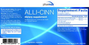 Pharmax Alli-Cinn - supplement