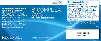 Pharmax B Complex CWS - vitamin supplement