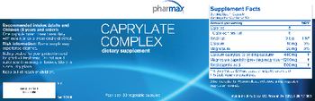 Pharmax Caprylate Complex - supplement