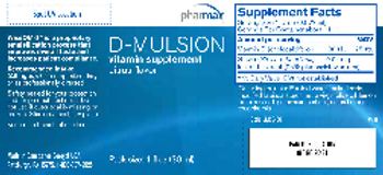 Pharmax D-Mulsion Citrus Flavor - vitamin supplement