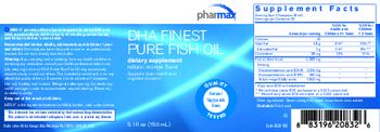 Pharmax DHA Finest Pure Fish Oil Natural Orange Flavor - essential fatty acid supplement