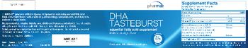 Pharmax DHA TasteBurst Natural Orange Flavor - essential fatty acid supplement