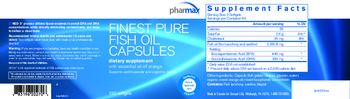 Pharmax Finest Pure Fish Oil Capsules - supplement