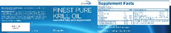 Pharmax Finest Pure Krill Oil - essential fatty acid supplement