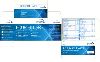 Pharmax Four Pillars Vitamins and Minerals - complete daily nutritional supplement