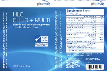 Pharmax HLC Child + Multi Natural Blackcurrant Flavor - vitamin and probiotic supplement