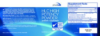 Pharmax HLC High Potency Powder - probiotic supplement