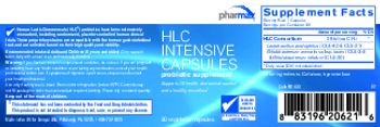 Pharmax HLC Intensive Capsules - probiotic supplement