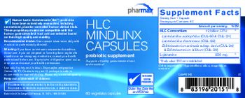 Pharmax HLC MindLinx Capsules - probiotic supplement