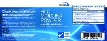 Pharmax HLC MindLinx Powder - probiotic supplement