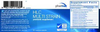 Pharmax HLC Multi Strain - probiotic supplement