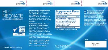 Pharmax HLC Neonate - probiotic supplement