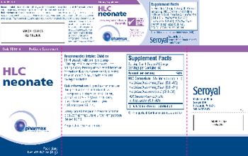 Pharmax HLC Neonate - supplement