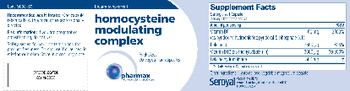Pharmax Homocysteine Modulating Complex - supplement