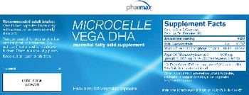 Pharmax Microcelle Vega DHA - essential fatty acid supplement