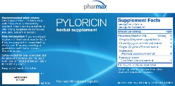 Pharmax Pyloricin - herbal supplement